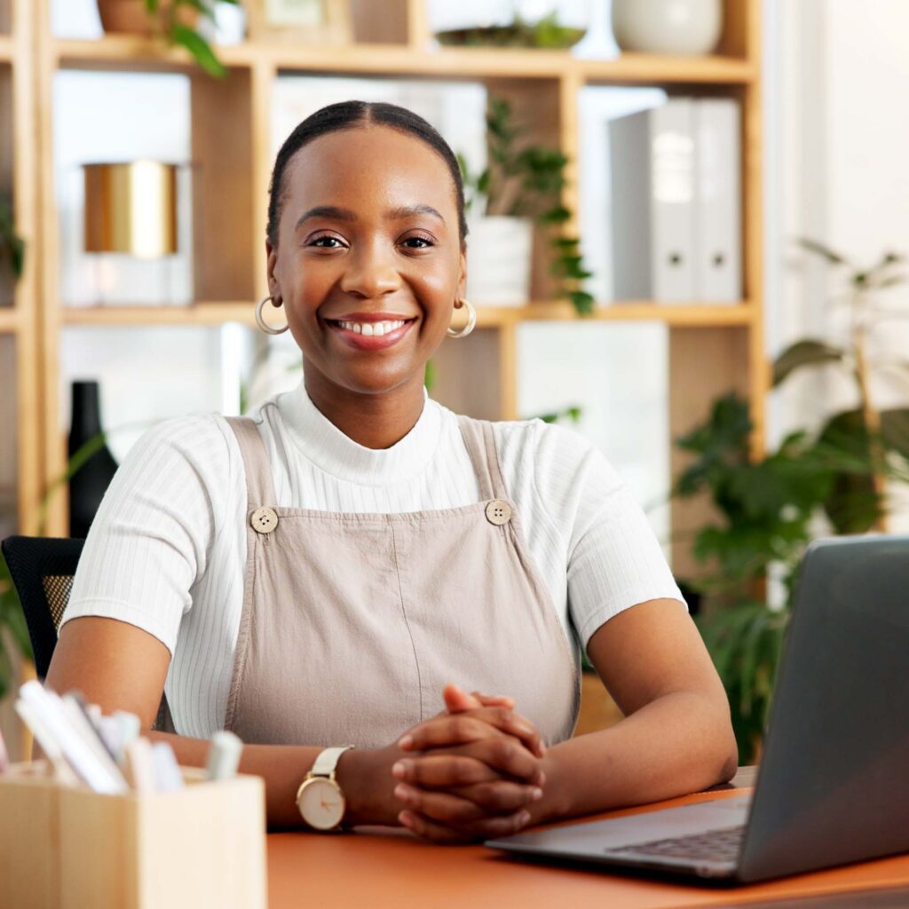 Small business owner comparing cloud accounting software options on a laptop