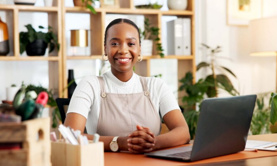 Small business owner comparing cloud accounting software options on a laptop